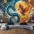 cheap Animal Tapestries-Fantasy Hanging Tapestry Phenix Dragon Wall Art Large Tapestry Mural Decor Photograph Backdrop Blanket Curtain Home Bedroom Living Room Decoration