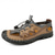 cheap Outdoor Sandals-Men&#039;s Brown Outdoor Sandals with Breathable Mesh and Adjustable Lacing System, Durable Sole - Perfect for Hiking, Camping and Summer Activities