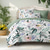economico 100% cotone-set copripiumino floreale viola set di piante tropicali in cotone set di biancheria da letto di lusso in 3 pezzi morbido perfetto per la festa della mamma regalo decorazioni per la casa regalo twin completo king size copripiumino queen size