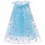 abordables Robes féeriques-Enfants Fille Robe Couleur unie manche longue Extérieur Soirée Paillettes Maille Patchwork Mode Costume Polyester Maxi Robe Trapèze Robe en Tulle Eté Printemps 4 ans et + Bleu Bleu clair