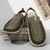 voordelige Vakantiesandalen-Heren bruine instapsandalen voor buiten met gevlochten details, casual stijl voor zomer- en strandactiviteiten
