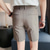 abordables Pantalones Cortos de Vestir-Hombre Pantalón corto pantalones cortos de vestir Bolsillo Pierna recta Plano Comodidad sin hierro Longitud de la rodilla Oficina Negocio Diario Moda Formal Negro Blanco