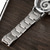 cheap Digital Watches-Fashion and Casual Music Note Notation Watch Stainless Steel Wristwatch for Men and Women Silver Watches