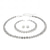 cheap Jewelry Sets-Bridal Jewelry Sets One-piece Suit Alloy 1 Bracelet Earrings Necklace Women&#039;s Stylish Luxury Cute Fancy Joy Geometric Jewelry Set For Party Evening Wear