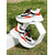 voordelige Damessneakers-dikke dad sneakers voor dames – witte en oranje modieuze platform hardloopschoenen voor casual, streetwear en sportieve stijl