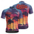 cheap Men&#039;s Jerseys-Men&#039;s Cycling Jersey Short Sleeve Bike Tee Tshirt Jersey with 3 Rear Pockets Mountain Bike MTB Breathable Quick Dry Anatomic Design Wicking Blue Purple Graphic Sports Clothing Apparel