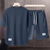 cheap Men&#039;s Tracksuit &amp; Hoodie-Men&#039;s Workout Set Tracksuit T shirt &amp; Shorts Set Outfit Set Crew Neck Outdoor Daily Sports Pocket Drawstring 2 Piece Plain Black White Apricot Polyester Activewear Classic Casual Summer