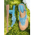 voordelige Bruid-Platte sandalen voor dames in boho-stijl met kralen en bloemenmotief – comfortabele instapschoenen voor bruiloften in de buitenlucht, op het strand of in de tuin.