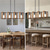 economico Luci a sospensione-lampada a sospensione piccola da fattoria 1 testa apparecchio a 4 teste lampada a sospensione per isola cucina con cavo finitura nera struttura in legno lampadario per corridoio ingresso armadio