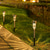 billige Pathway Lights &amp; Lanterns-5 stk utendørs solcelle lite rør lampe gårdsplass hage sti gjerde plen bryllup festival atmosfære dekorativ lampe