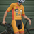 cheap Men&#039;s Clothing Sets-Men&#039;s Cycling Jersey with Shorts Short Sleeve Mountain Bike MTB Road Bike Cycling Yellow Orange Gray Graphic Bike Spandex Sports Graphic Clothing Apparel