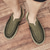 voordelige Vakantiesandalen-Heren bruine instapsandalen voor buiten met gevlochten details, casual stijl voor zomer- en strandactiviteiten