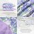 economico 100% cotone-set copripiumino floreale viola set di piante tropicali in cotone set di biancheria da letto di lusso in 3 pezzi morbido perfetto per la festa della mamma regalo decorazioni per la casa regalo twin completo king size copripiumino queen size