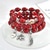 cheap Bracelets-Women&#039;s Bead Bracelet Fancy Elephant Heart Animal Elegant Stylish Acrylic Bracelet Jewelry Black / White / Red For Party