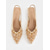 cheap Semi-Formal-Slingback Wedding Shoes with Beaded Detail for Women - Ivory Crystal-Embellished Flats for Bridal Occasions