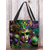 abordables Bolsos de mano y tote-Bolso de mano de lujo con estampado de máscara de carnaval: bolso de hombro vibrante inspirado en el festival, bolso de compras espacioso y duradero, perfecto para carnaval, fiestas y uso diario
