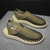 voordelige Vakantiesandalen-Heren bruine instapsandalen voor buiten met gevlochten details, casual stijl voor zomer- en strandactiviteiten