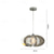cheap Island Lights-Modern Eclectic Fish Silk Thread Winding Stainless Steel Frame Oval 1-Light Pendant Light for Living Room 110-240V