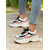 voordelige Damessneakers-dikke dad sneakers voor dames – witte en oranje modieuze platform hardloopschoenen voor casual, streetwear en sportieve stijl