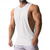 billiga Gym-toppar-Herr Linne Undertröjor Ärmlös tröja Ärmlös Rund hals Sommar Slät Mode Designer Grundläggande Grundläggande Semester Gata Utekväll Svart Vit Rodnande Rosa Topp t-shirt för män