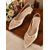 cheap Semi-Formal-Slingback Wedding Shoes with Beaded Detail for Women - Ivory Crystal-Embellished Flats for Bridal Occasions
