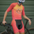 billiga Tröjor för män-Herr Cykeltröja Lutning Bokstav &amp; Nummer Kortärmad Cykel T-shirt Tröja med 3 bakfickor Bergscykling Snabb tork Anatomisk design Uppsugande Andningsfunktion sporter Röd Blå Grön Kläder