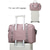abordables Bolsos de viaje-Bolsa de viaje para mujer con compartimento para zapatos: bolsa de viaje impermeable de gran capacidad para el fin de semana, para el gimnasio, los deportes y las escapadas nocturnas Color: vino, negro y rosa