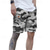 cheap Classic-Men&#039;s Cargo Shorts Camo Shorts Shorts Summer Shorts Drawstring Elastic Waist Multi Pocket Camouflage Comfort Wearable Knee Length Outdoor Sport Daily Fashion Casual White Light Green