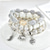 cheap Bracelets-Women&#039;s Bead Bracelet Fancy Elephant Heart Animal Elegant Stylish Acrylic Bracelet Jewelry Black / White / Red For Party