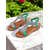 cheap Vacation Sandals-Sparkling T-Strap Sandals for Women – Comfortable and Stylish Wedge Sandals with Rhinestone Accents, Great for Casual Outings, Summer Parties and Special Occasions