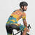 cheap Men's Jerseys-Men's Cycling Jersey Graphic Stripes Short Sleeve Bike Tee Tshirt Jersey with 3 Rear Pockets Mountain Bike MTB Quick Dry Anatomic Design Wicking Breathable Sports Yellow Red Clothing Apparel