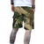 cheap Classic-Men&#039;s Cargo Shorts Camo Shorts Shorts Summer Shorts Drawstring Elastic Waist Multi Pocket Camouflage Comfort Wearable Knee Length Outdoor Sport Daily Fashion Casual White Light Green