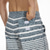 cheap Men&#039;s Swimming Shorts-Men&#039;s Bathing Suit Board Shorts Swim Shorts Swim Trunks Stripes Graphic Prints Quick dry Breathable Drawstring Elastic Waist Vacation Beach Hawaiian Casual Lake Blue Black