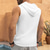 cheap Tank Tops-Men&#039;s Tank Top Sleeveless Hoodie Sleeveless Shirt Sleeveless Hooded Summer Pit Strip Fashion Designer Muscle Lace up Pocket Outdoor Gym Black White Khaki Top Tee for Men