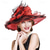 abordables Fascinateurs &amp; Chapeaux-Élégant Rétro Vintage Derby accessoire Chapeau Chapeau d'église Dame Noble Déguisement Femmes Saint-Valentin Derby Fête de mariage Foulard Adulte Chapeau Printemps &amp; Été