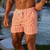cheap Men&#039;s Swimming Shorts-Men&#039;s Board Shorts Swim Shorts Swim Trunks Striped Lightweight Breathable Drawstring Elastic Waist Beach Swimming Pool Vacation Hawaiian Black Pink