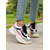 voordelige Damessneakers-dikke dad sneakers voor dames – witte en oranje modieuze platform hardloopschoenen voor casual, streetwear en sportieve stijl