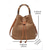 abordables Cabas et fourre-tout-Femmes Sac à main Sac seau Sac bandoulière Sacs à Épaule Paille Fête Décontracté Quotidien Plage Conception de noeud Grande capacité Sac Multi-Porté Couleur Unie Patchwork Kaki