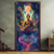 olcso Ajtófedelek-Fekete fény Ajtó Díszítések Ajtó Huzatok Világító Buddha Mandala Ajtó Gobelin Ajtófüggöny Díszítés Háttér Beltéri/Kültéri Ajtó Banner a Bejárati Ajtón Farmhousehoz