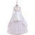 cheap Party Dresses-Kids Girls&#039; Party Dress Floral Sleeveless Performance Special Occasion Elegant Princess Polyester Summer Spring 4-13 Years Multicolor White Champagne
