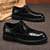 cheap Formal-Men&#039;s Brown Derby Shoes - Faux Leather with Crocodile Texture Embossing, Stylish and Versatile Footwear for Men, Ideal for Casual, Office and Everyday Wear