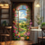cheap Door Covers-Landscape Door Decorations Door Covers Flowers Window Door Tapestry Door Curtain Decoration Backdrop Indoor/Outdoor Door Banner for Front Door Farmhouse