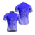 cheap Men&#039;s Jerseys-Men&#039;s Cycling Jersey Short Sleeve Bike Tee Tshirt Jersey with 3 Rear Pockets Mountain Bike MTB Breathable Quick Dry Anatomic Design Wicking Black Purple Orange Gradient Sports Clothing Apparel