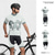 cheap Men&#039;s Clothing Sets-Men&#039;s Cycling Jersey with Shorts Short Sleeve Mountain Bike MTB Road Bike Cycling Yellow Orange Gray Graphic Bike Spandex Sports Graphic Clothing Apparel