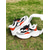 voordelige Damessneakers-dikke dad sneakers voor dames – witte en oranje modieuze platform hardloopschoenen voor casual, streetwear en sportieve stijl