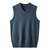 رخيصةأون سترات وبلايز النخبة للرجال-رجالي سترة سترة سترة متماسكة V-neck مخطط طباعة رد الفعل V رقبة تريكو أنيق مدرسة أداء ملابس الربيع الخريف أسود أزرق ملكي S M L