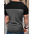 cheap Men&#039;s Casual T-shirts-Men&#039;s Tee Short Sleeve Shirt Tee Top Short Sleeve Crewneck Spring &amp;  Fall Solid / Plain Color Fashion Designer Color Block Vacation Street Going out Red Army Green Grey Top Tee for Men