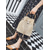 abordables Cabas et fourre-tout-Femmes Sac à main Sac seau Sac bandoulière Sacs à Épaule Paille Fête Décontracté Quotidien Plage Conception de noeud Grande capacité Sac Multi-Porté Couleur Unie Patchwork Kaki