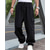 cheap Cargo Pants-Men's Cargo Pants Trousers Drawstring Elastic Waist Multi Pocket Plain Wearable Outdoor Daily Camping &amp; Hiking Fashion Classic Black Army Green