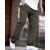 preiswerte Cargohosen-Herren Cargohose Cargohosen Hose Hosen Kordelzug Elastische Taille Multi Pocket Glatt tragbar Outdoor Täglich Campen und Wandern Modisch Klassisch Schwarz Armeegrün